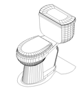 Kohler - K-3458 Wellworth Pressure Lite Toilet 