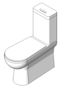 Floor Mounted WC with cistern  