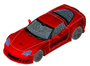 Chevy - C6 Corvette - Car Vehicle Automobile 