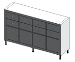 078 Ikea 045  Expedit Shelving Unit With Drawers Amp Cupboards 14798 