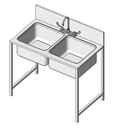 056 Industrial Sink Opicci 