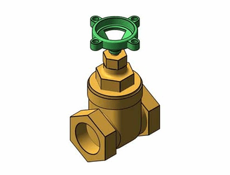 65 30 dzr brass gate valve 