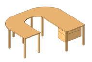 24 desk U-shaped 