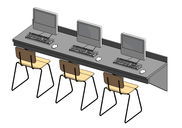 32 Dynamic Computer Desk with Chairs 