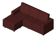 124 Sectional Couch 