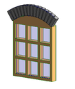 VS 015 Arched Window with Parametric Brick Arch 