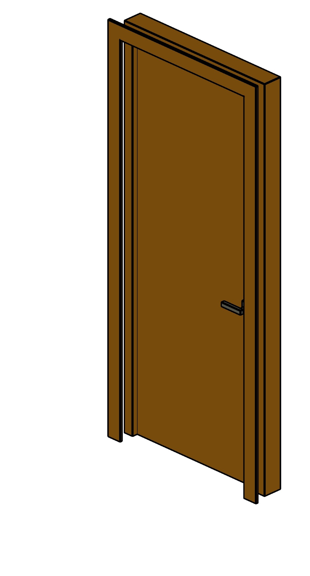 Door + structural frame paz not opening Revit family