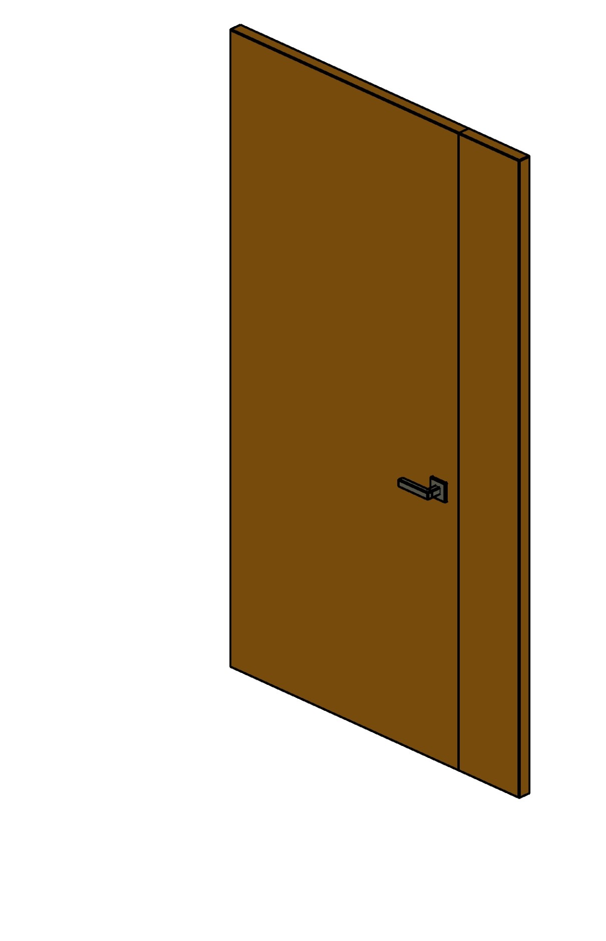 Door 2 leaves Revit family