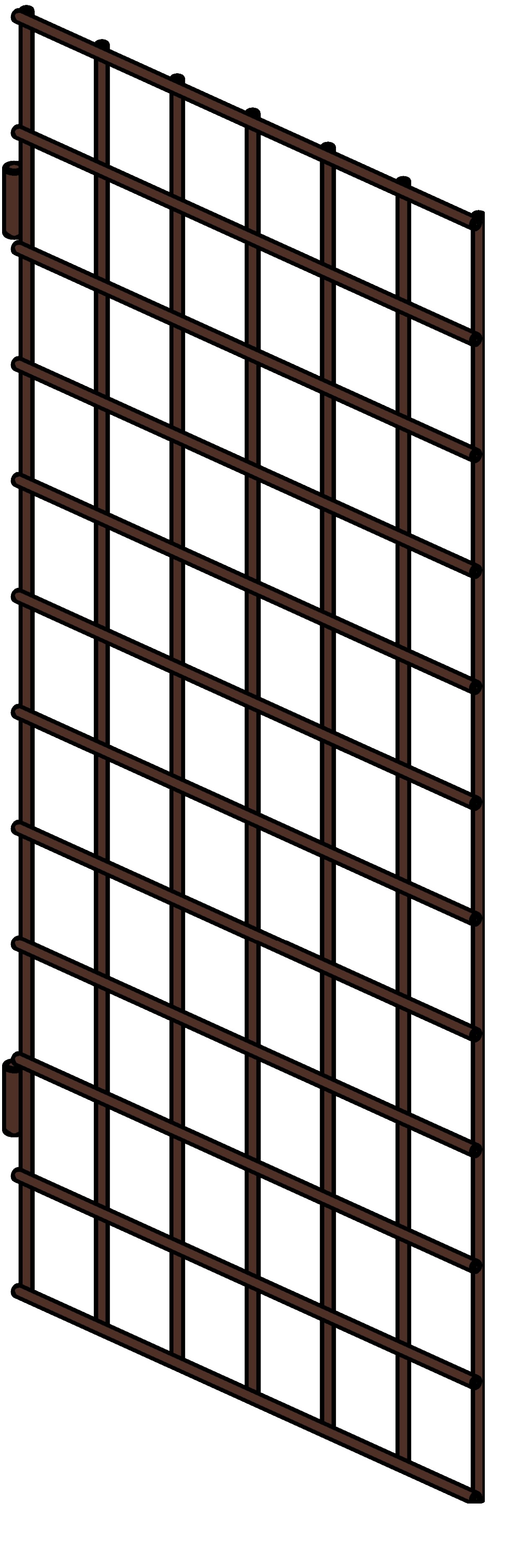 Door Steel Security Grille Revit family