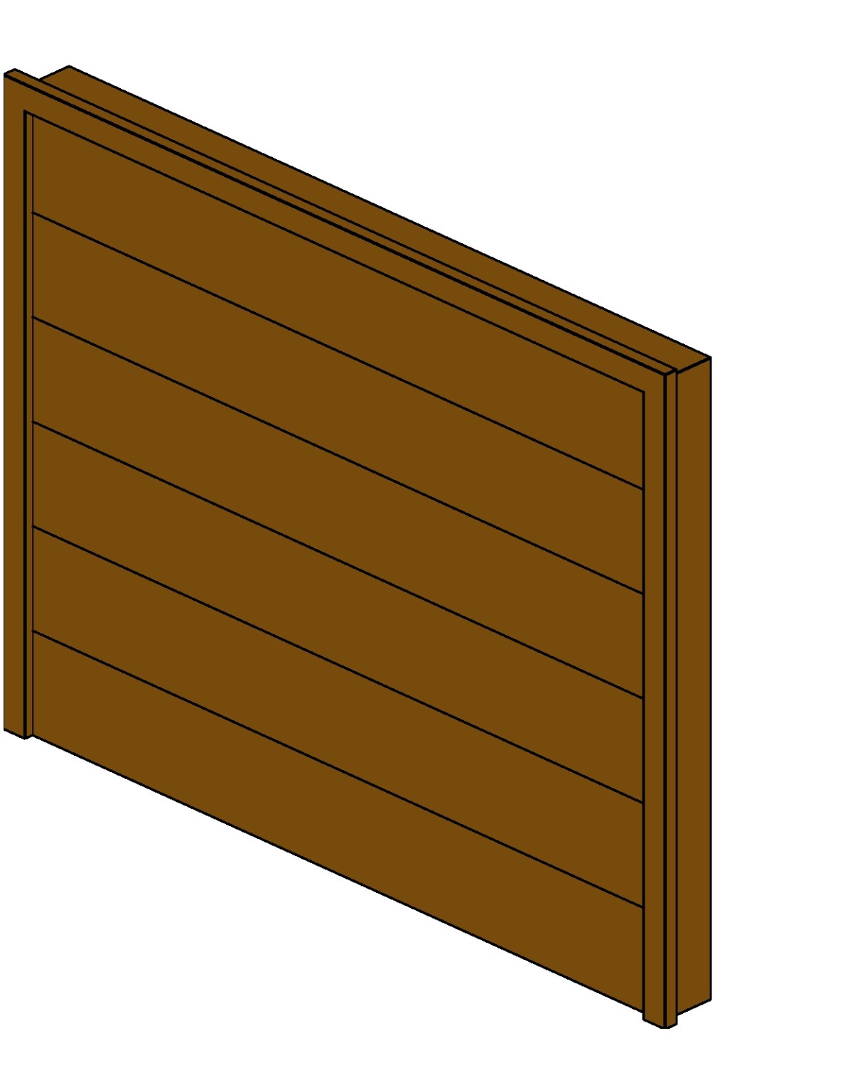Door garage Revit family