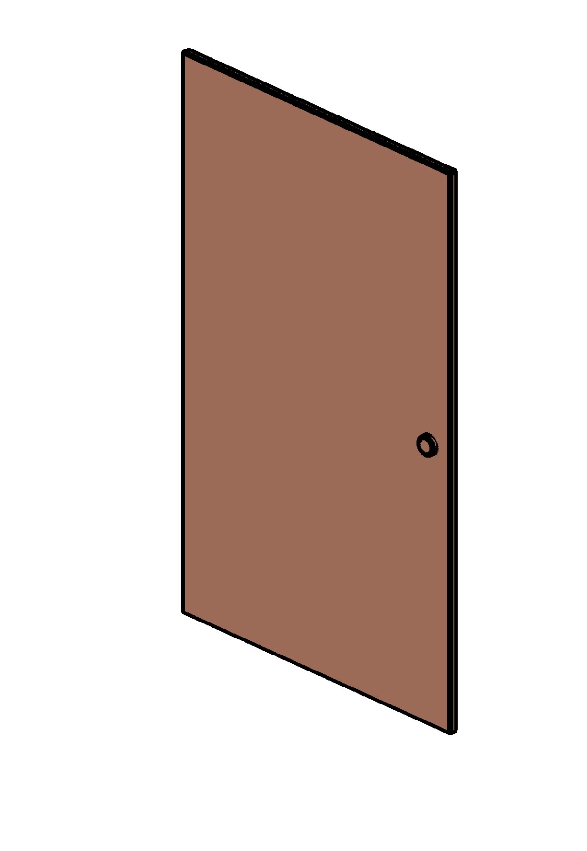 Door wardrobe Revit family