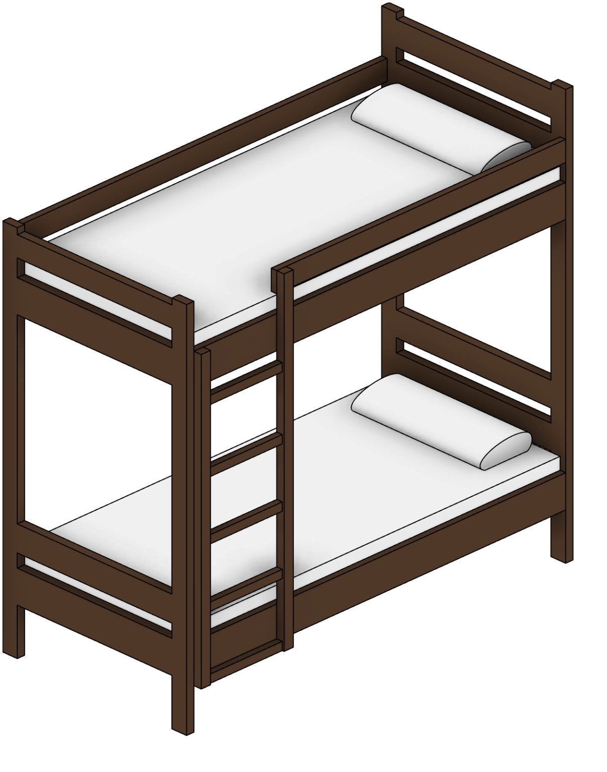 Bed Children's Bunk Revit family