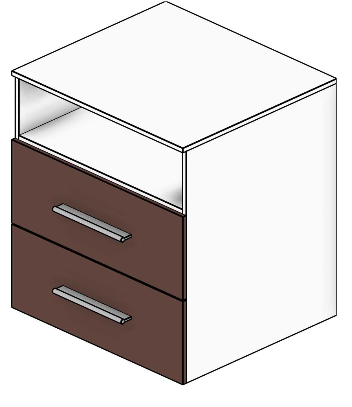 Bedside Table with Niche Revit family