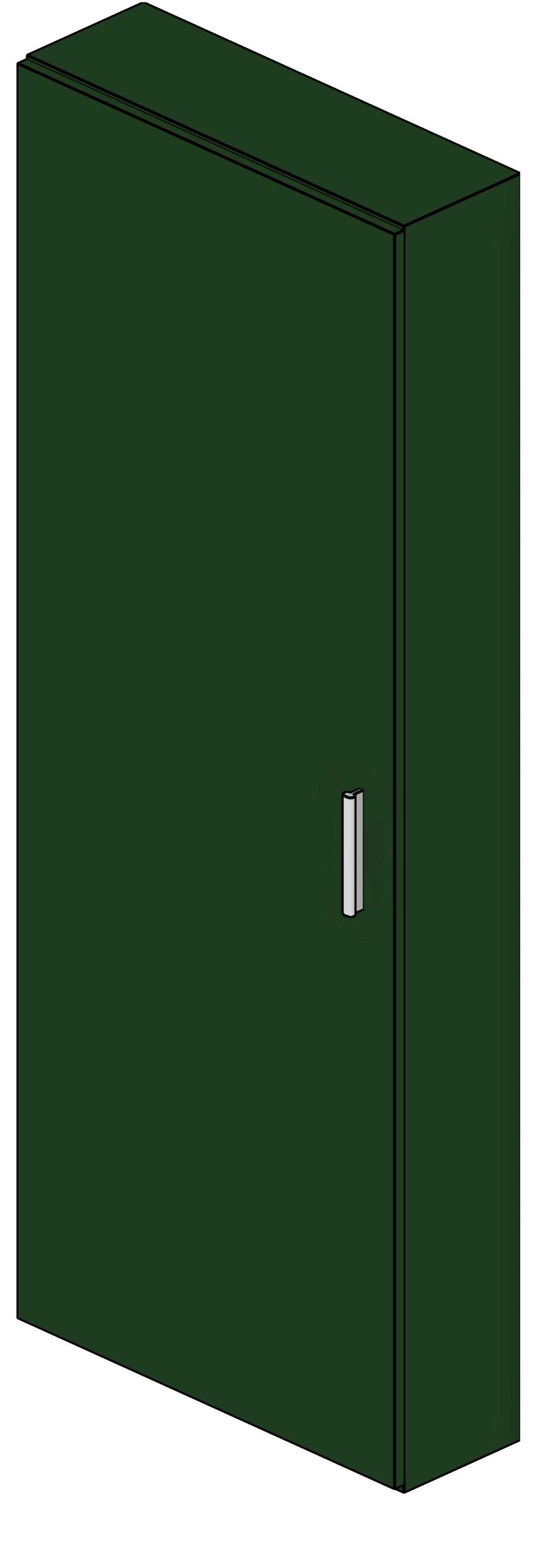Cabinet 1 Door Revit family