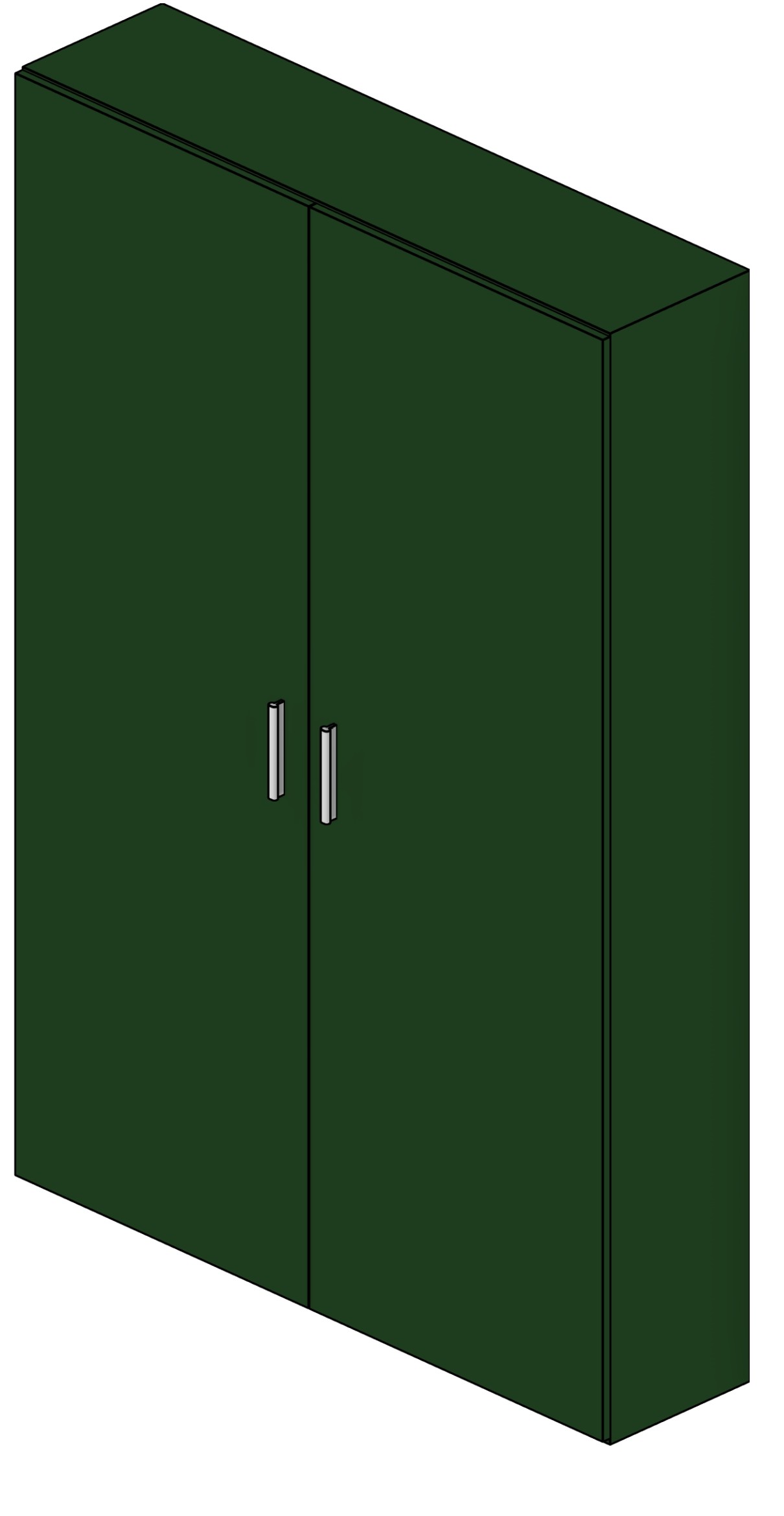 Cabinet 2 Doors Revit family