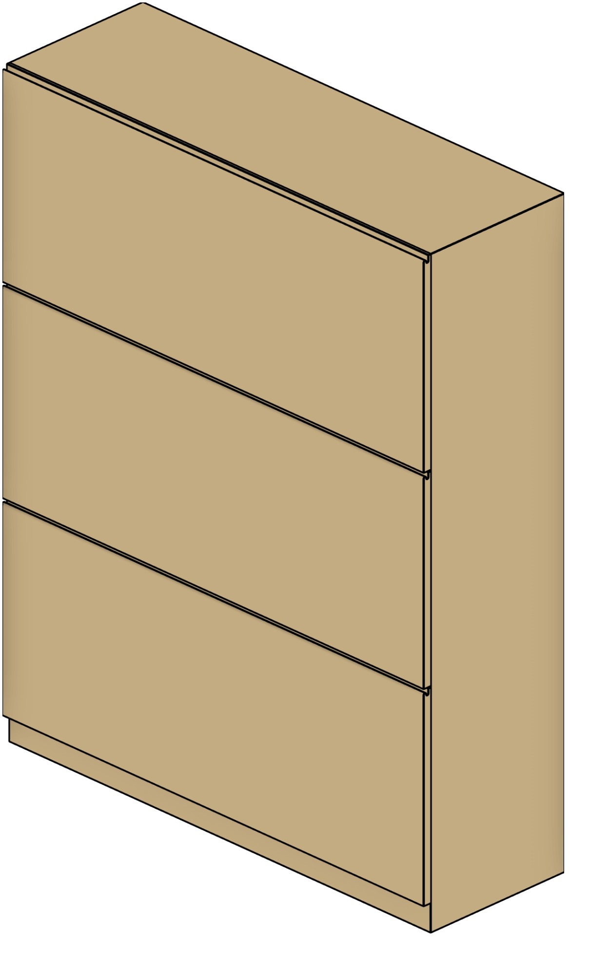 Chest of Drawers Revit family