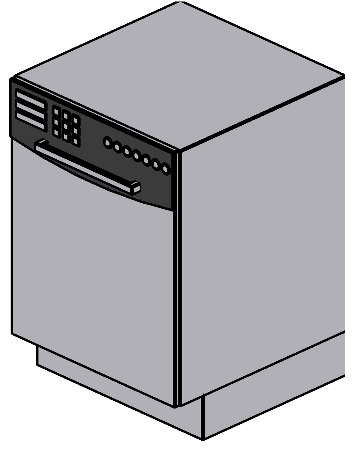 Dishwasher Revit family