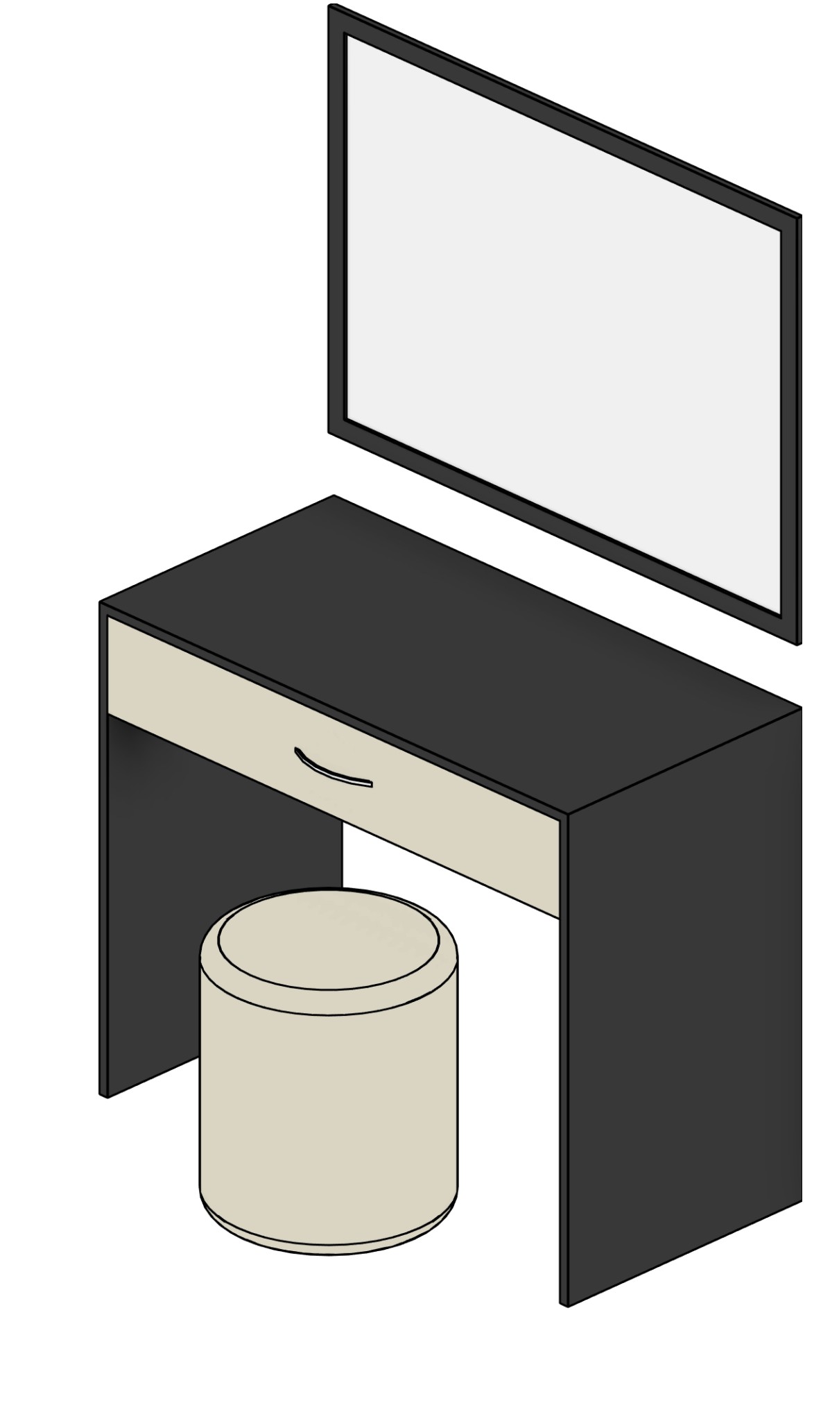 Dressing Table Revit family