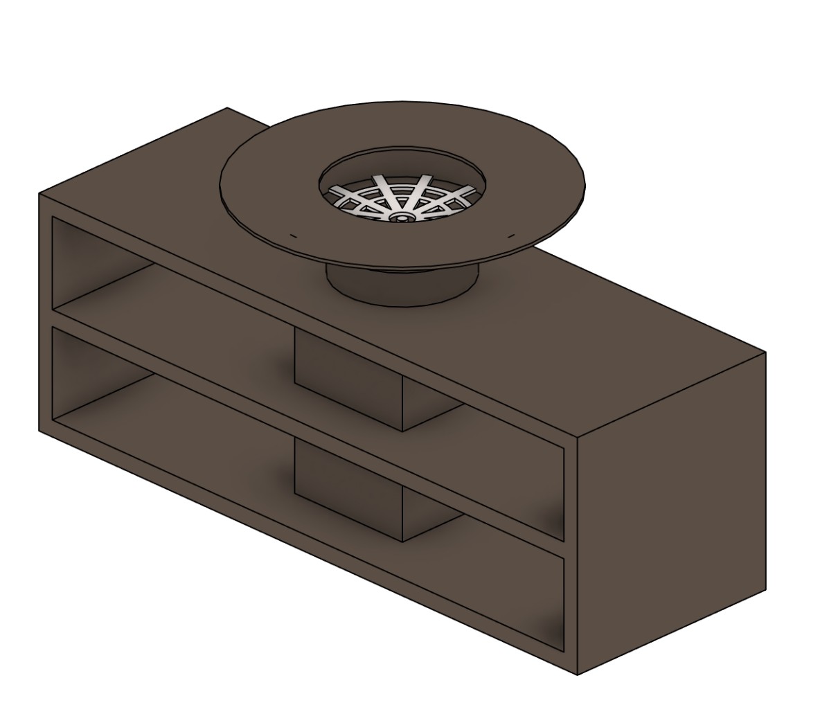 Grill-Brazier Pan Revit family