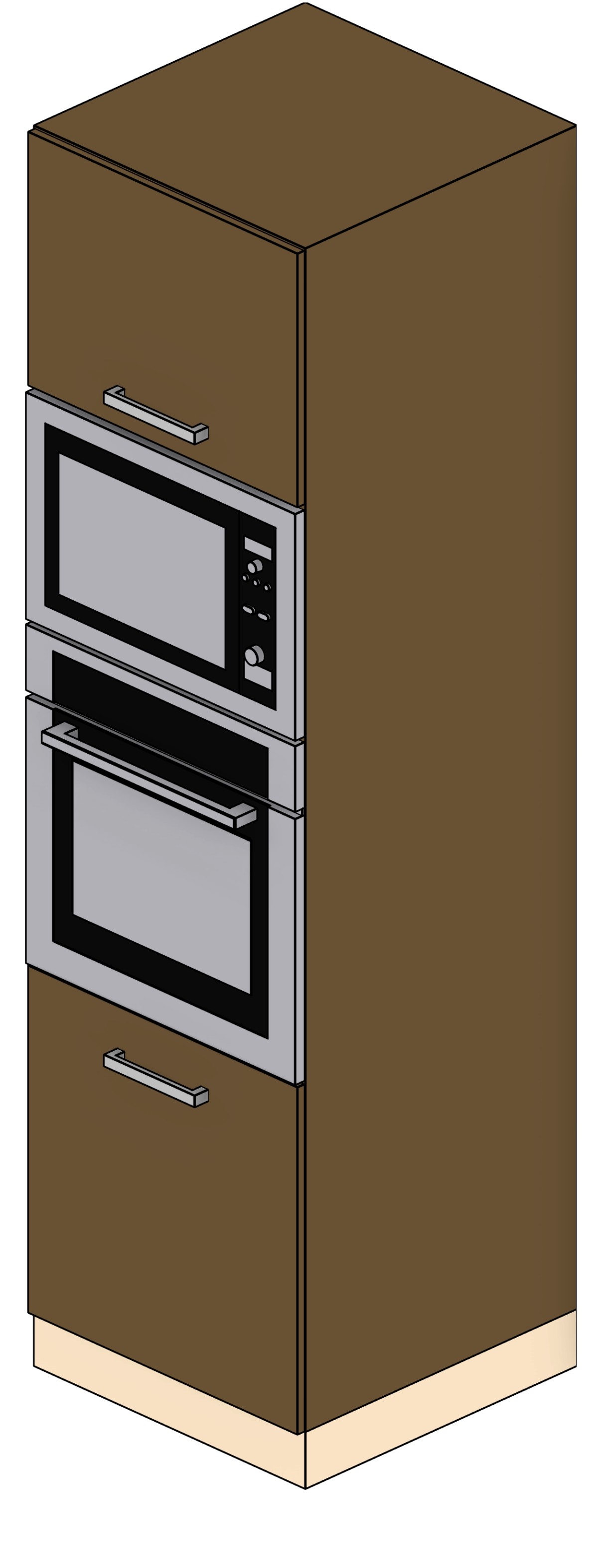 Kitchen Oven in Tall Unit Revit family
