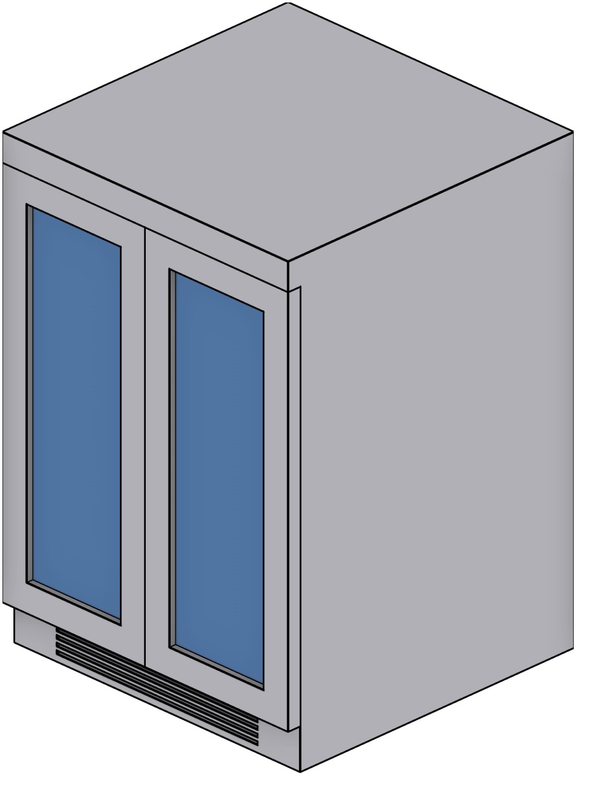 Kitchen Wine Cooler Revit family