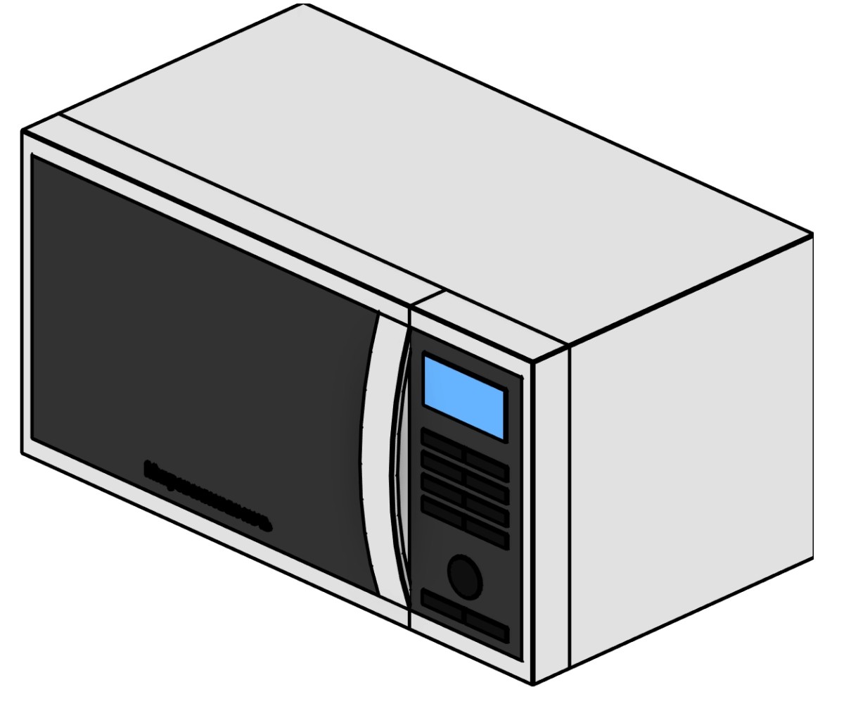 Microwave Oven Revit family