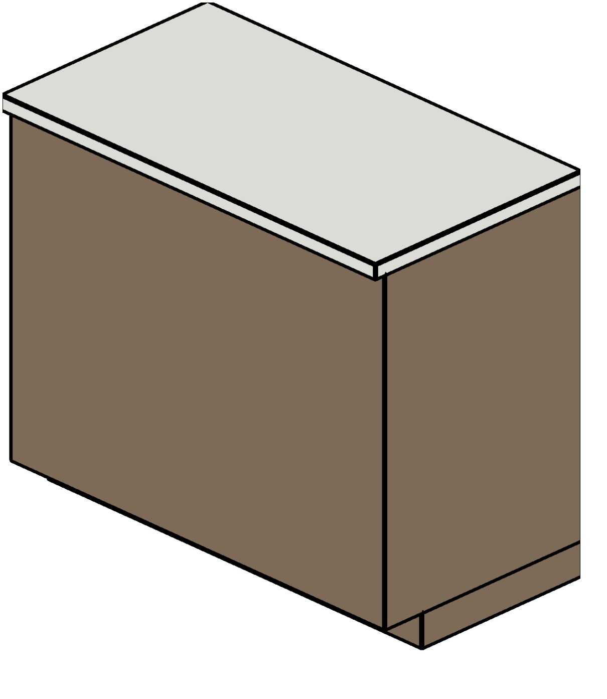 Vanity unit Revit family