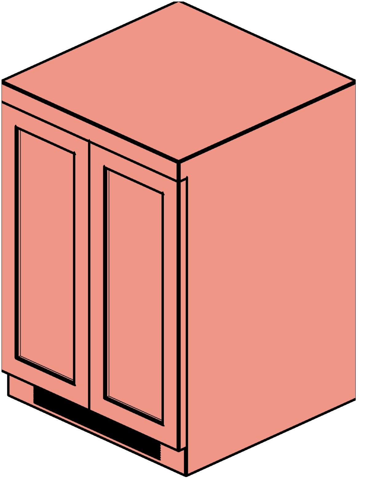 Wine cooler Revit family