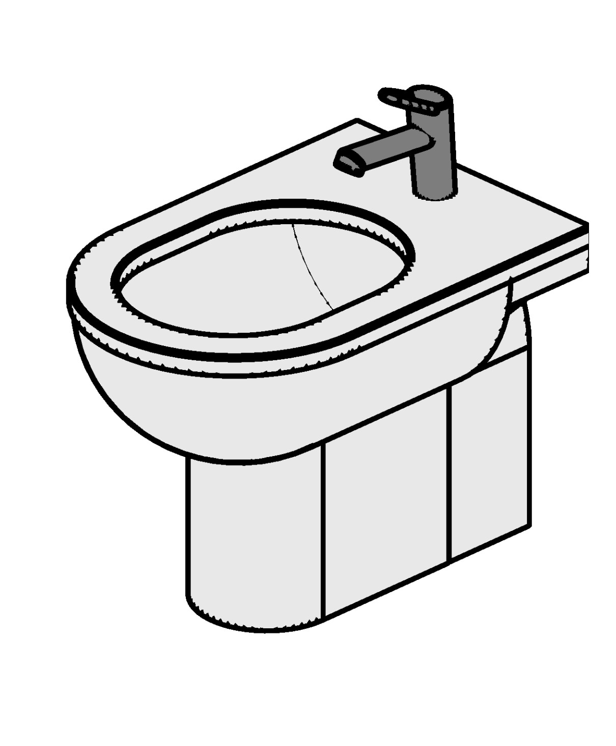 Bidet Revit family