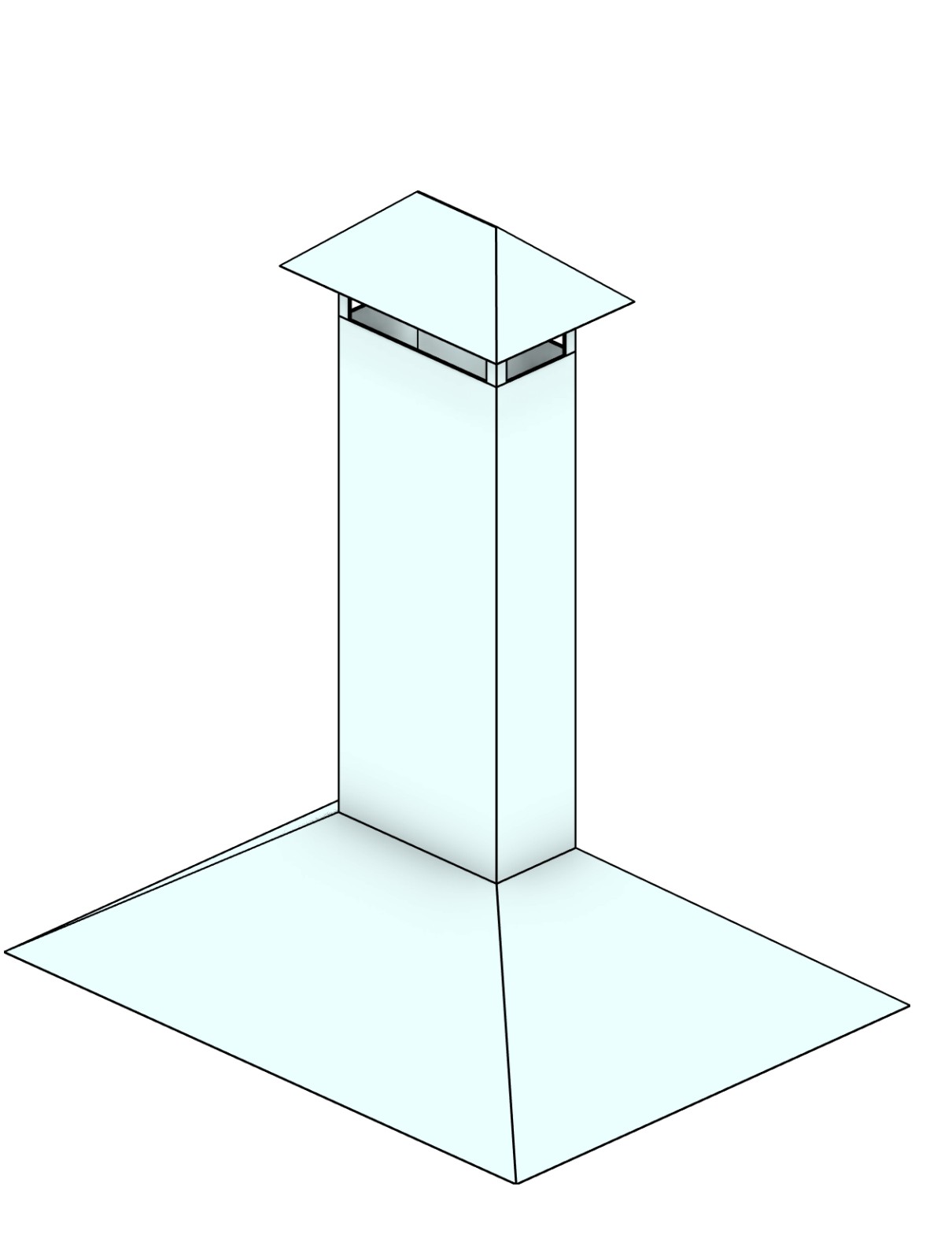 Exhaust Hood over Grill Revit family