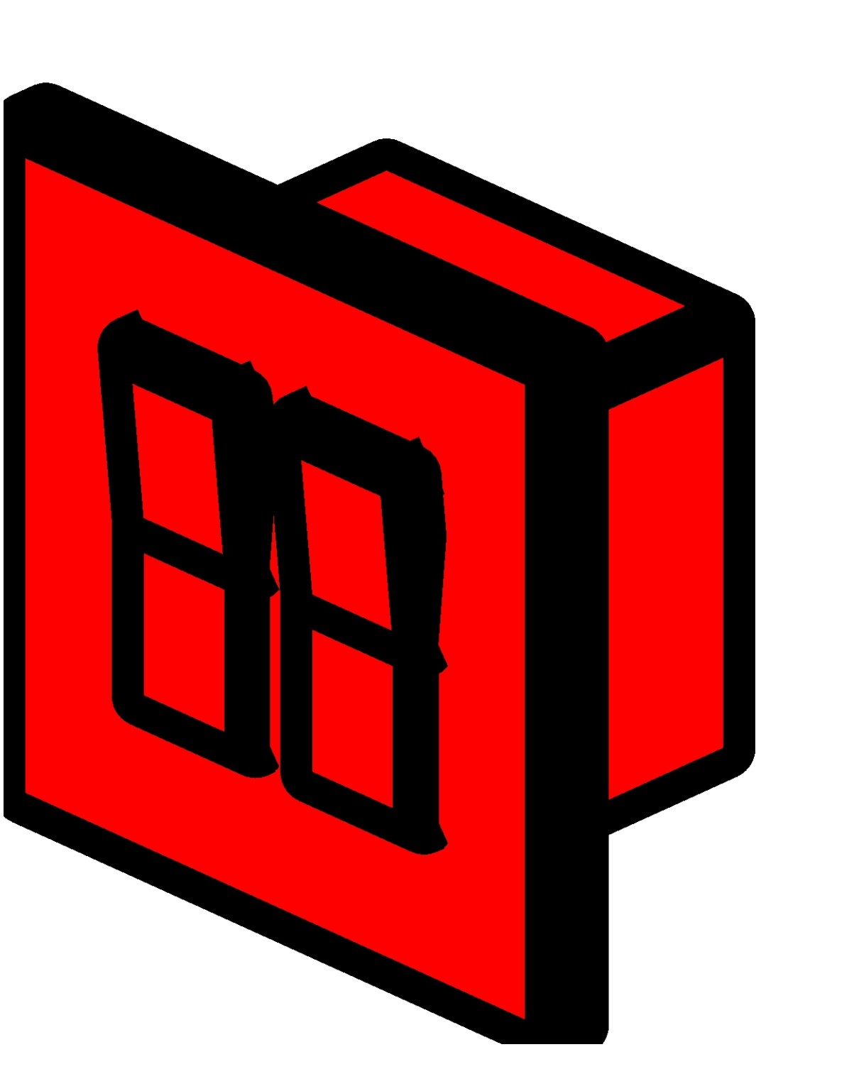 Light switch double-pole Revit family