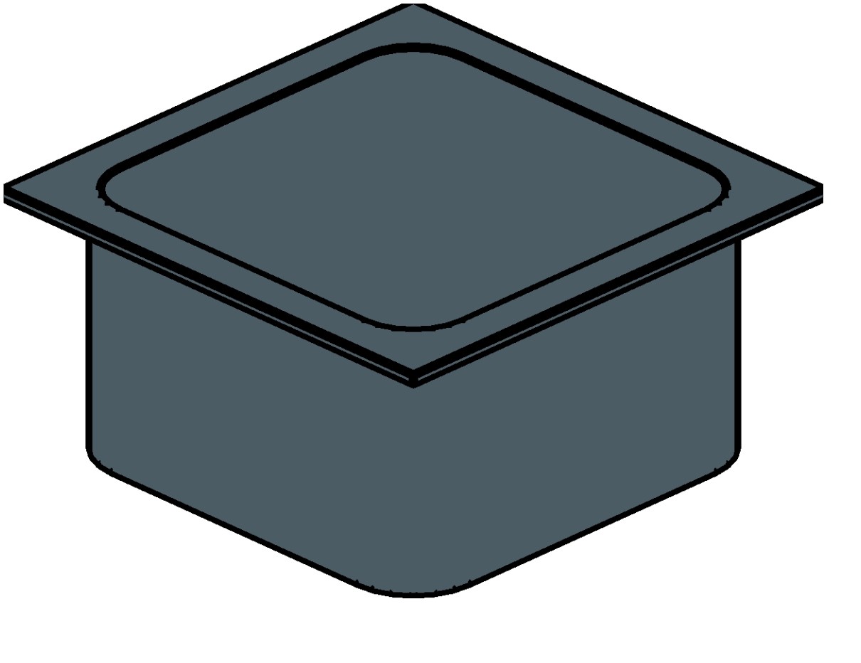 Sink kitchen Revit family