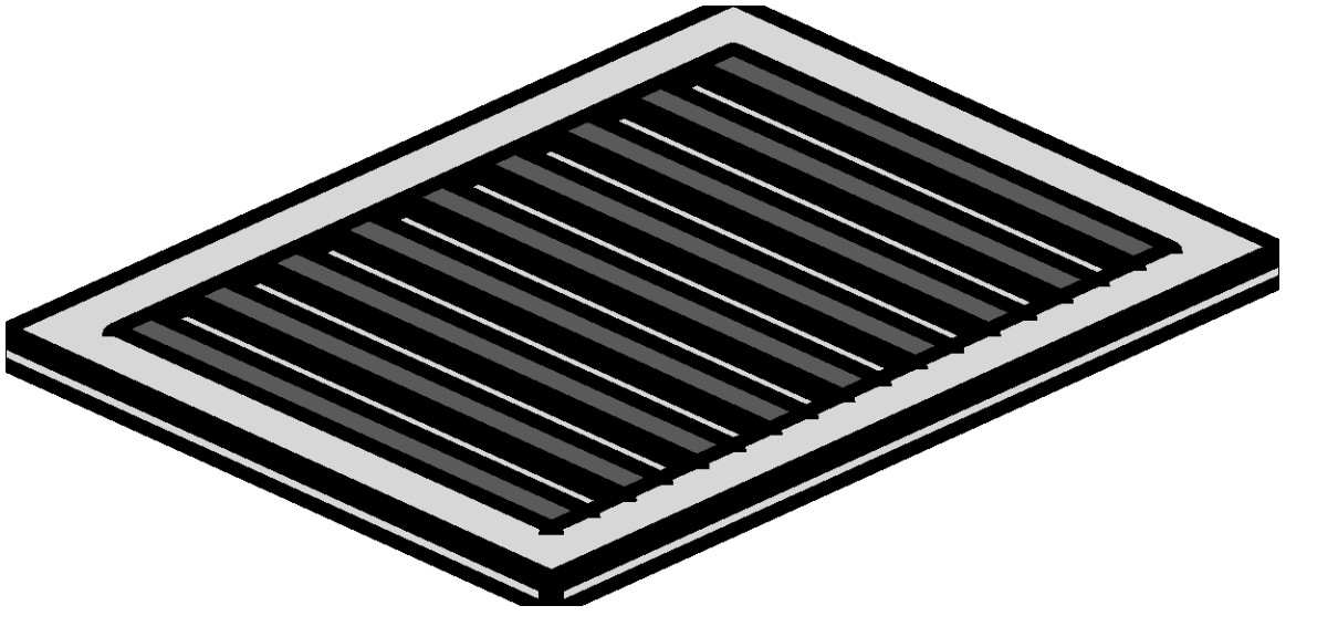 Ventilation grille inner Revit family