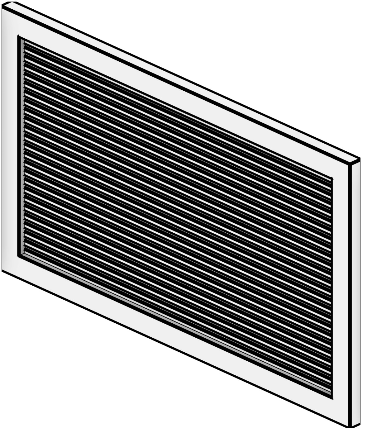 Ventilation grille Revit family