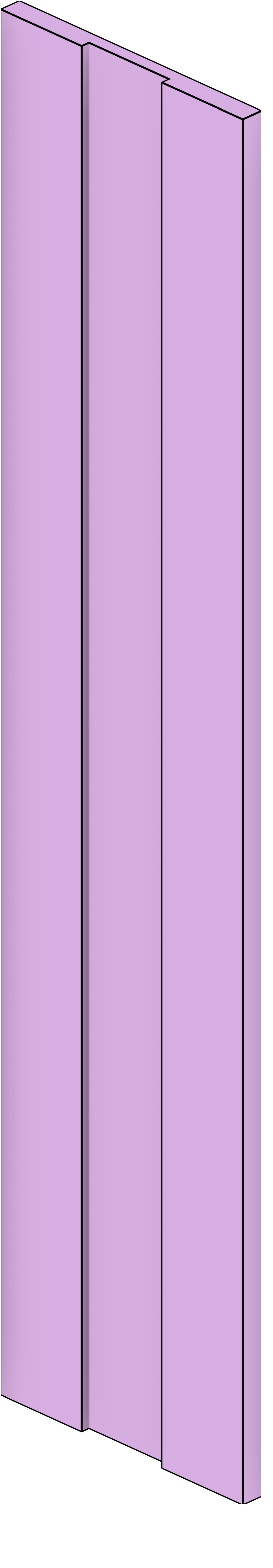Architectural Trim I-Shaped Revit family