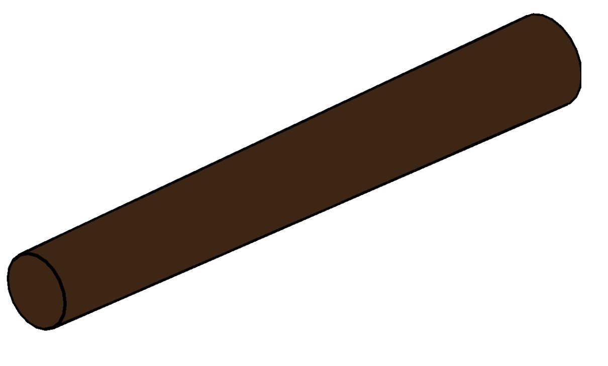 Wood Round-Round Revit family