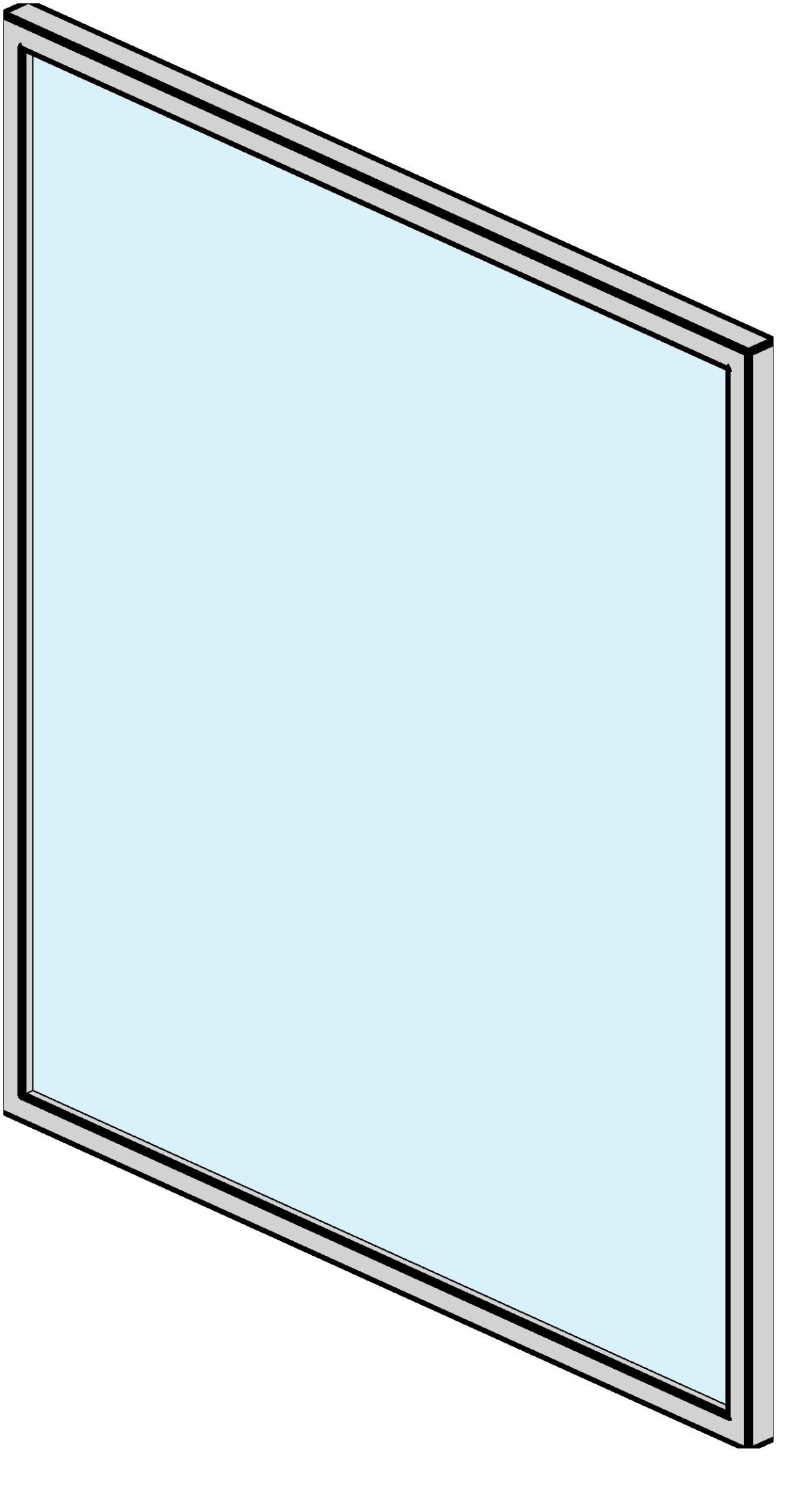 Window Blinds Translucent Solid Revit family