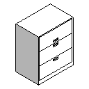 Cabinet File - Lateral 3 Drawer