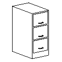Cabinet-File 3 Drawer