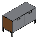 Chest of Drawers - 2 Doors