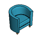 Crescent Armchair