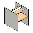 Double Sided Carrel