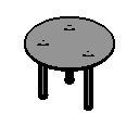 Round Meeting Table