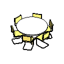 Table - Dining w Chairs (1)