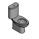 WC Seat with Cistern - Wall Based (1)