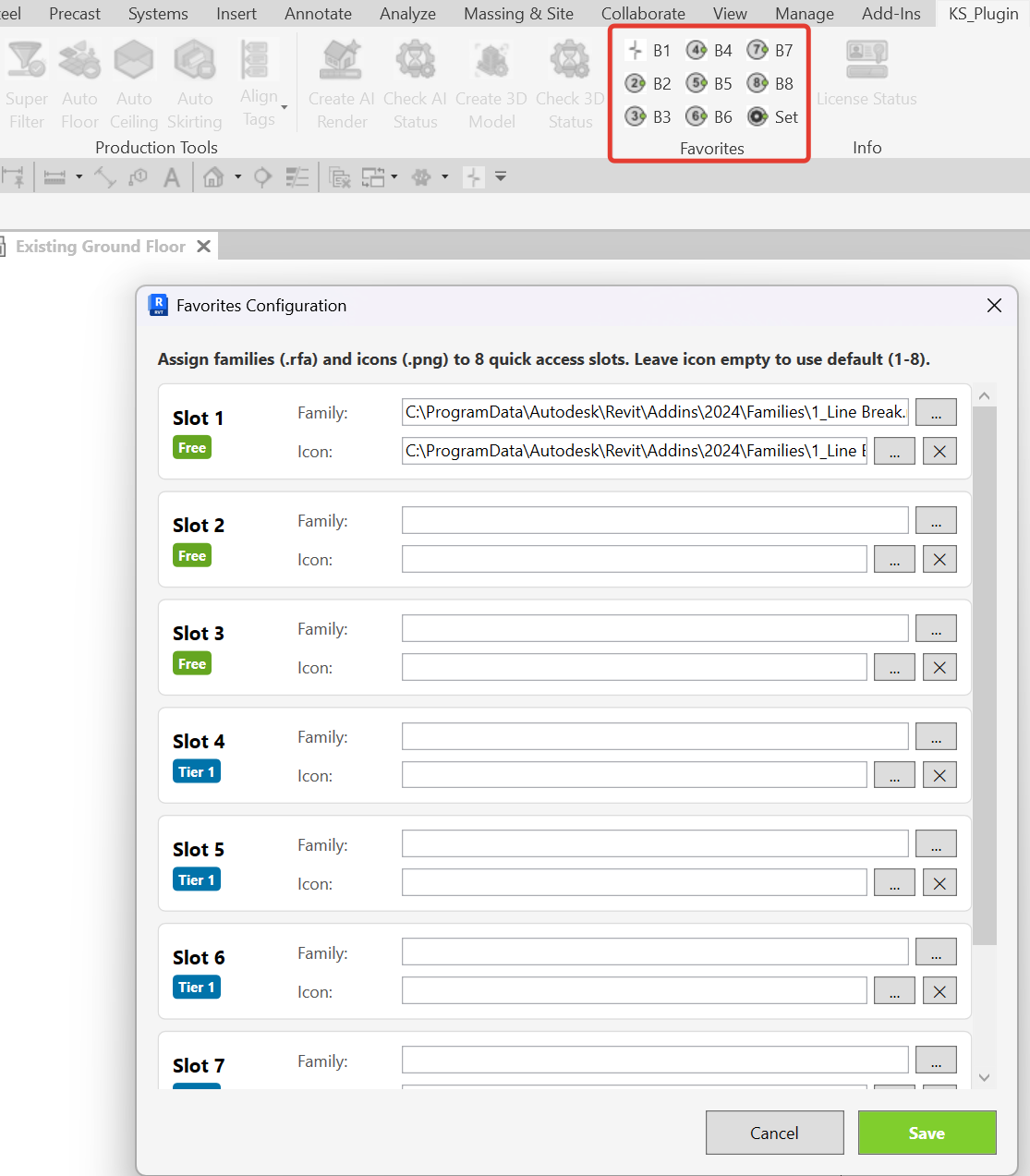 Custom buttons feature preview