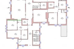 Nursing home. Floor plan.