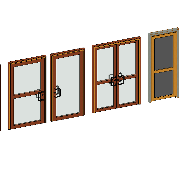 Revit doors families (part 2)