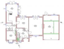 Private house. Ground floor plan.