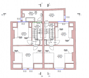 Apartment house. Floor plan.